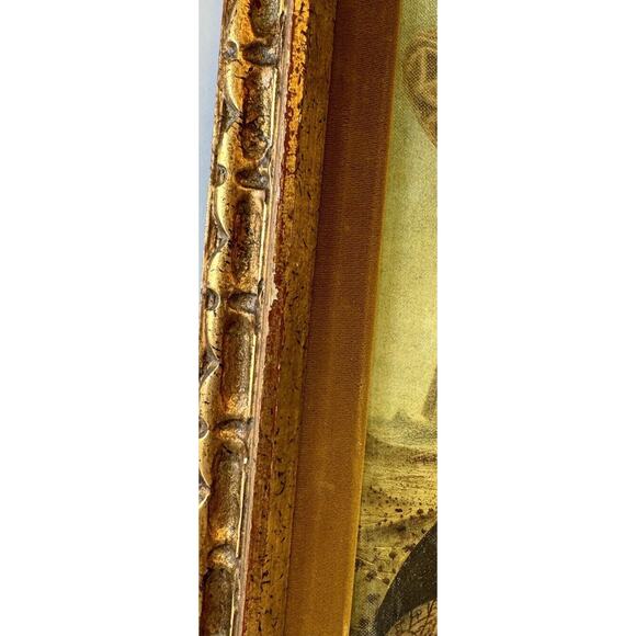 Vintage Framed Design‎ Toscano Portrait of Battista Sforza, 1466: Medium 1952- - Picture 12 of 16